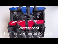 আউটডোর ফিশিং ট্যাকল সেট ব্যাগ বেট মেটাল জিগ লার পলিস্ট ব্যাকপ্যাক ট্যাকল বক্স